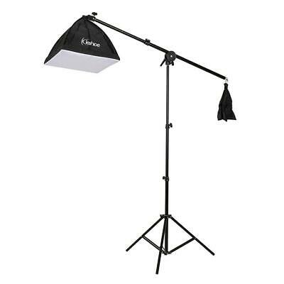 Kit d’éclairage de studio photo 2x3m Cadre d’arrière-plan avec 3pcs Toile  de fond Photographie Lumière Softbox Refléter Umbrella Trépied Stand